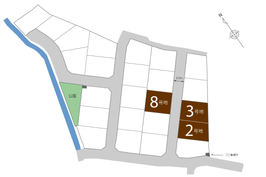分譲開始　建築条件付 ＜全３宅地＞